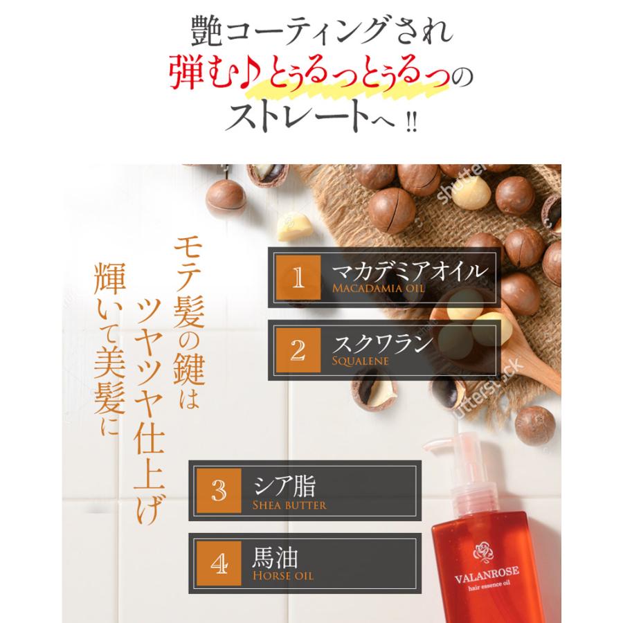 VALANROSE 5種類の香りから選べる 縮毛補正 ヘアオイル バラン