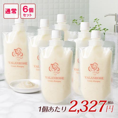 バランローズ クリームシャンプー 2個×3セット(200g 6個入り) VALANROSE 泡立たない シャンプーリンス トリートメント オールインワン の商品画像