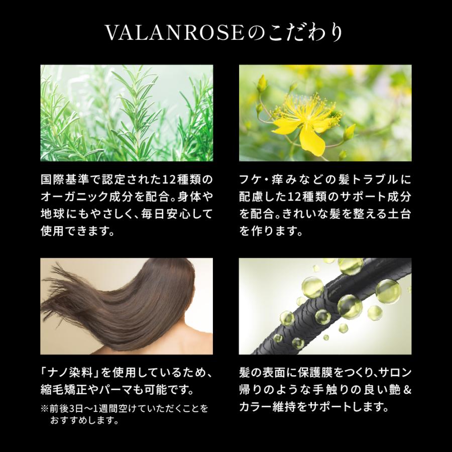 VALANROSE 白髪染めシャンプー KUROクリームシャンプー 2本 VALANROSE 白髪染めシャンプー KUROクリームシャンプー 2本