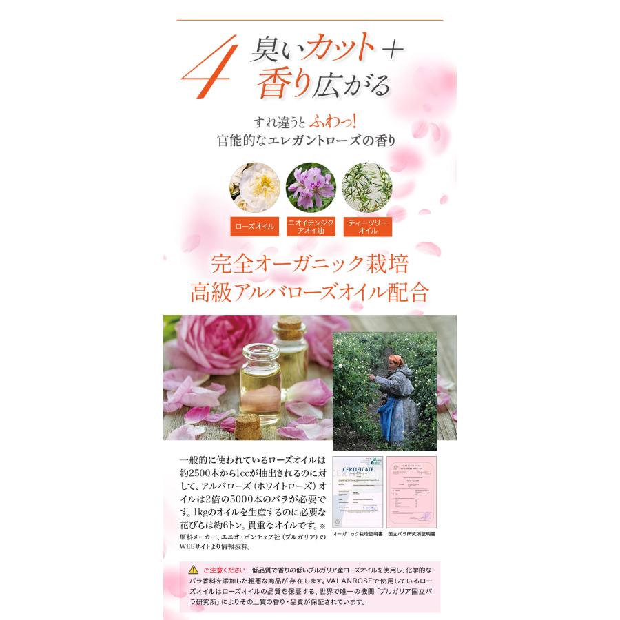 VALANROSE（バランローズ） ヘアエッセンスオイル 120ml：3本セット