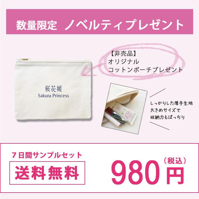 トライアルセット 7日分 7日用 1週間 桜花媛 お試し スキンケア BB