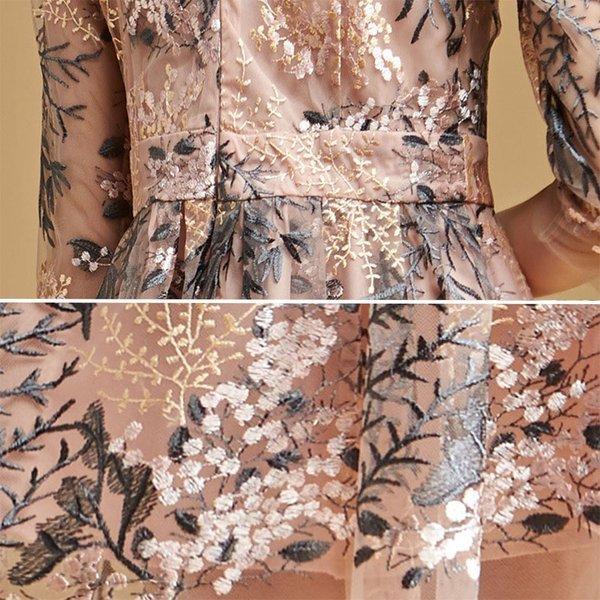 ワンピース パーティードレス レディース 安い 可愛い 結婚式 ワンピースドレス 花柄 Aライン 上品 ミディアム丈 ピンク Sakura Vwhlg719 サクラ 通販 Yahoo ショッピング