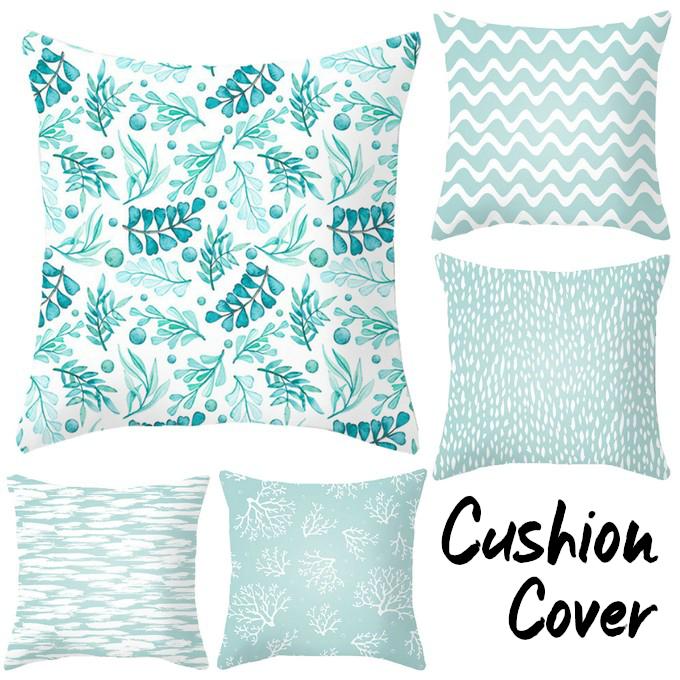 ギフト プレゼント ご褒美 クッションカバー ブルー モダン 45 45 人気 おしゃれ 北欧 インテリア 5種デザイン Int 055 Cisama Sc Gov Br