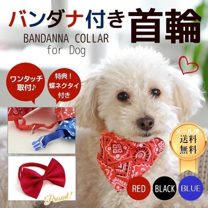 メール便 送料無料 首輪 バンダナ 犬 猫 ペット 小型犬 中型犬 ブラック レッド ブルー リード 散歩 蝶ネクタイおまけ付き Pw 0 Pw 0 春夏秋冬 通販 Yahoo ショッピング