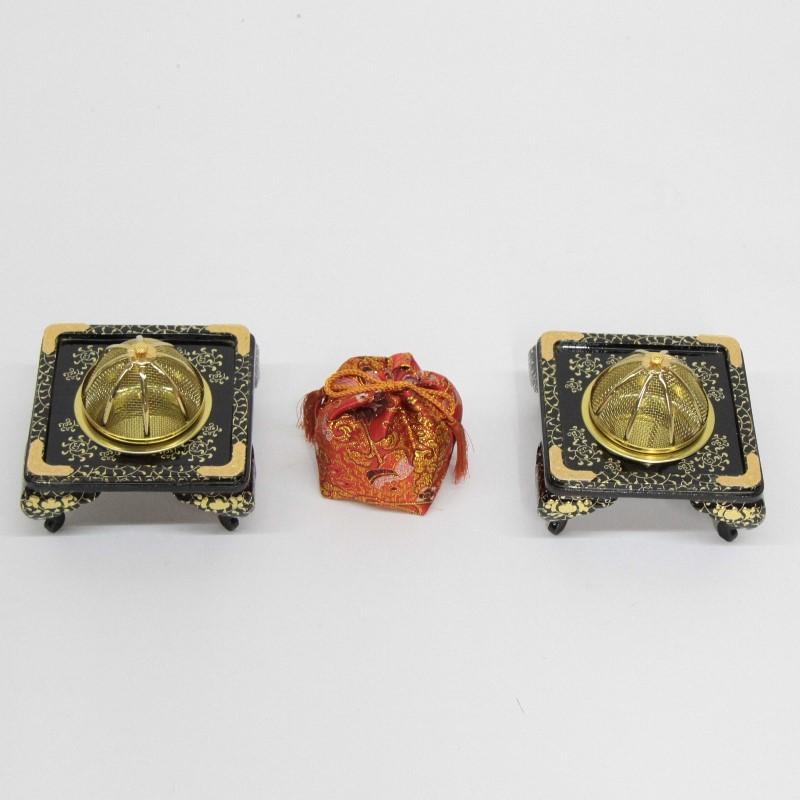 新品未使用　特撰　御雛道具　4号　箔押唐草　セット 新品未使用 特撰 御雛道具 4号 箔押唐草 セット 雛道具