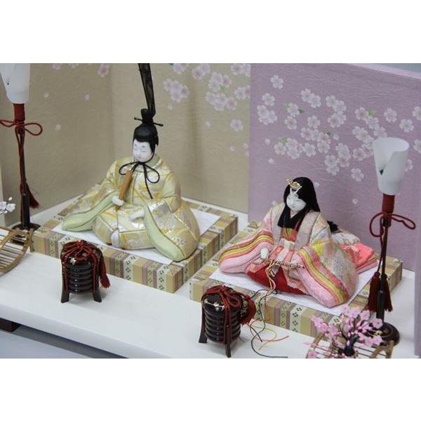 新品未使用！ 雛人形 木目込み 親王 平飾り 春華雛 1287 3mk21 真多呂 【T1217062936】(43912円)