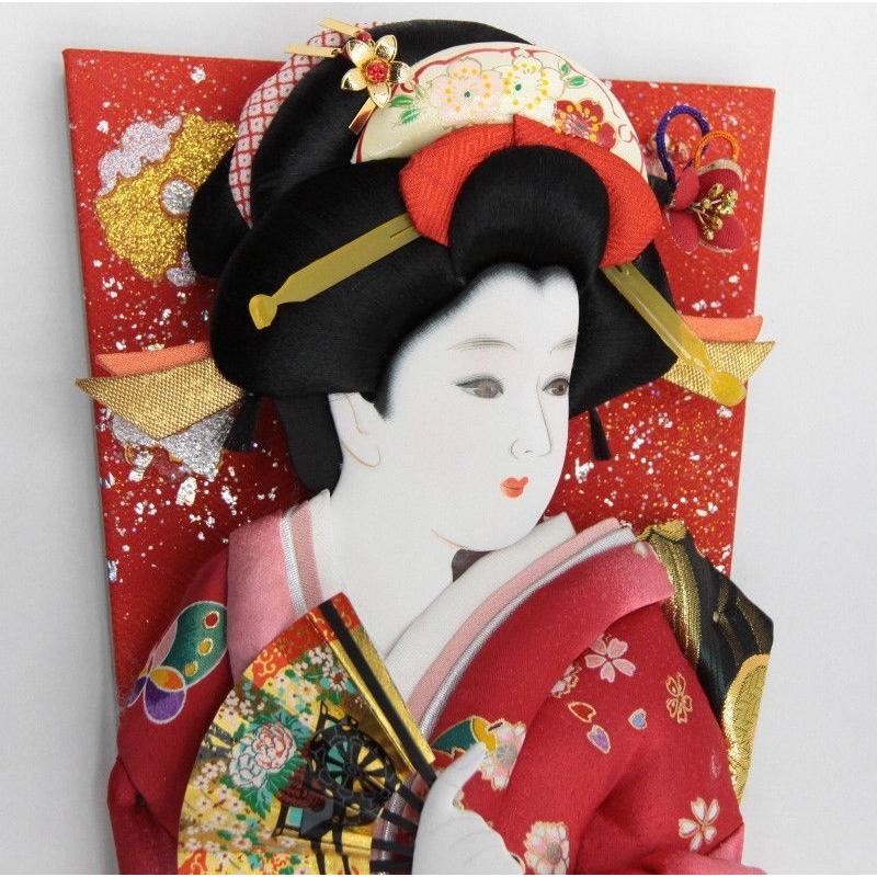 羽子板 (アウトレット品) ケース入り優春 道成寺16号 kt-1037 : さくら