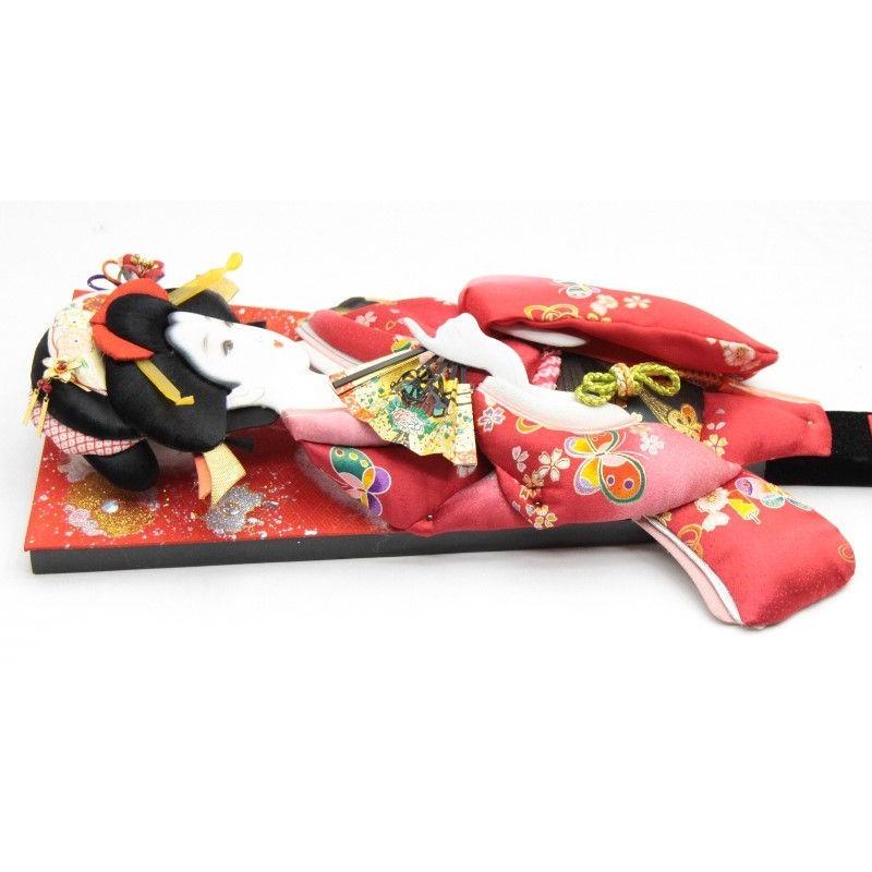 羽子板 (アウトレット品) ケース入り優春 道成寺16号 kt-1037 : さくら