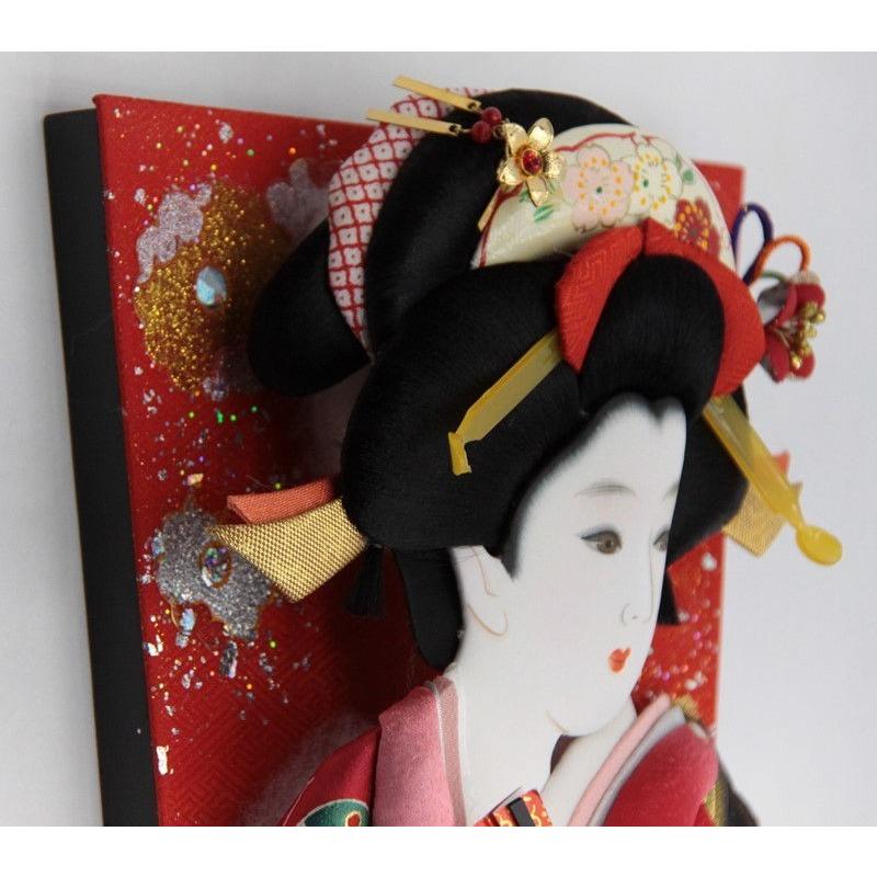 羽子板 (アウトレット品) ケース入り優春 道成寺16号 kt-1037 : さくら