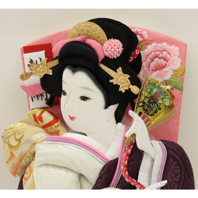 羽子板 羽子板単品 刺繍 13号 高さ42cm 金駒刺しゅう 吉徳大光 2024-tst004の画像