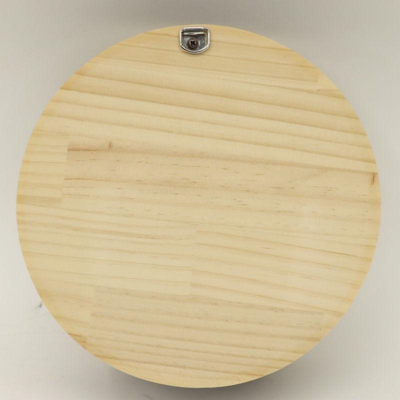 羽子板 壁掛け飾り まどか 円形 高さ22cm スタンド付き アクリル 円型ケース 2024-tst067の画像