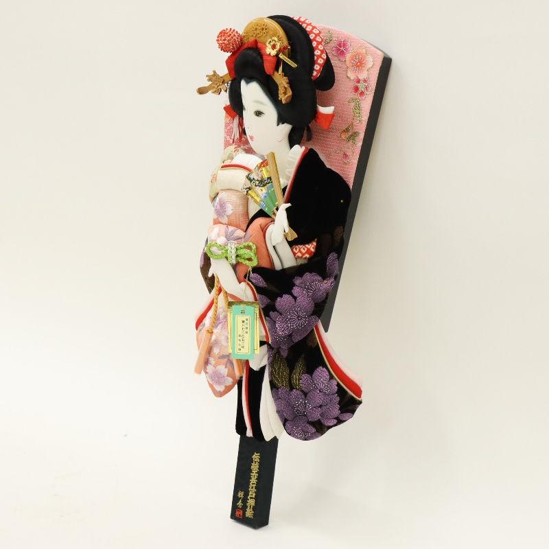 羽子板 羽子板単品 さがのベルベット 吉野桜 15号 高さ48cm 桜刺しゅう 2024-tst076_1