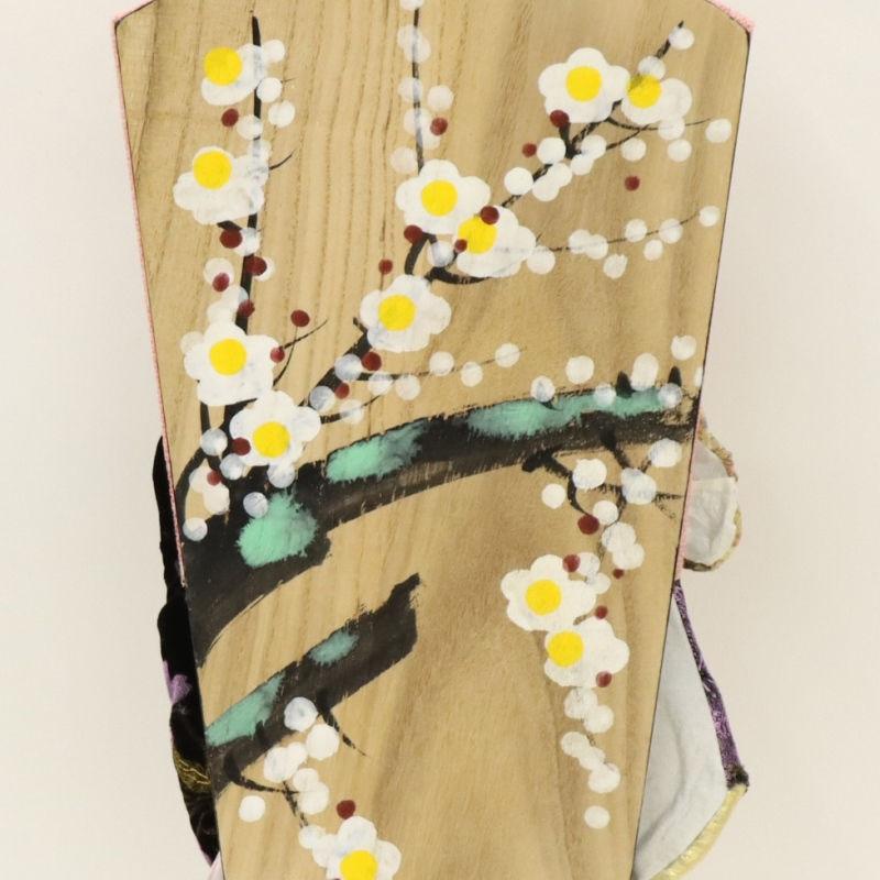 羽子板 羽子板単品 さがのベルベット 吉野桜 15号 高さ48cm 桜刺しゅう 2024-tst076_5