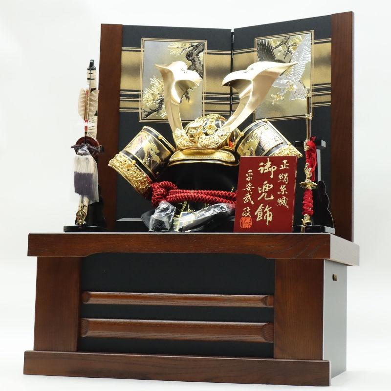 収納型着用兜飾り ゴールドハヤブサ25号 楽天市場】ハヤブサ 兜（五月
