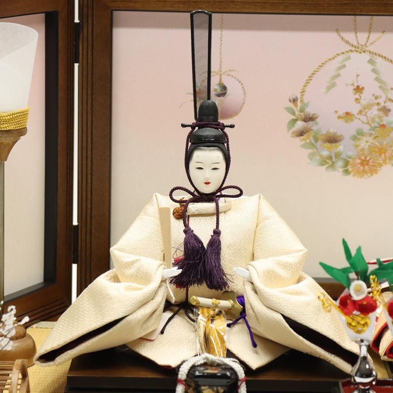 平安寿峰作　親王飾 雛人形 親王平飾り 伊央 平安寿峰 京十番 親王 京雛殿 茅の輪