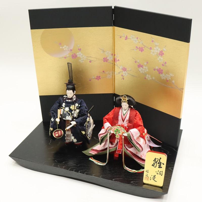 雛人形 親王平飾り 黒塗り屏風 西陣織 新品未使用 展示品 雛人形 親王平飾り 黒塗り屏風 西陣織 新品未使用 展示品の通販はau