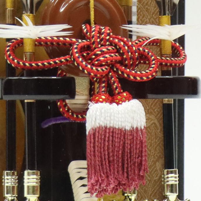 破魔弓 ケース飾り 仁 9号 高さ34cm アクリルケース 2024-ys122の画像