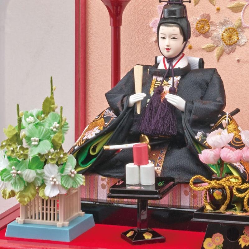 雛人形平飾セット、オルゴール内蔵写真立て付き 【公式通販】
