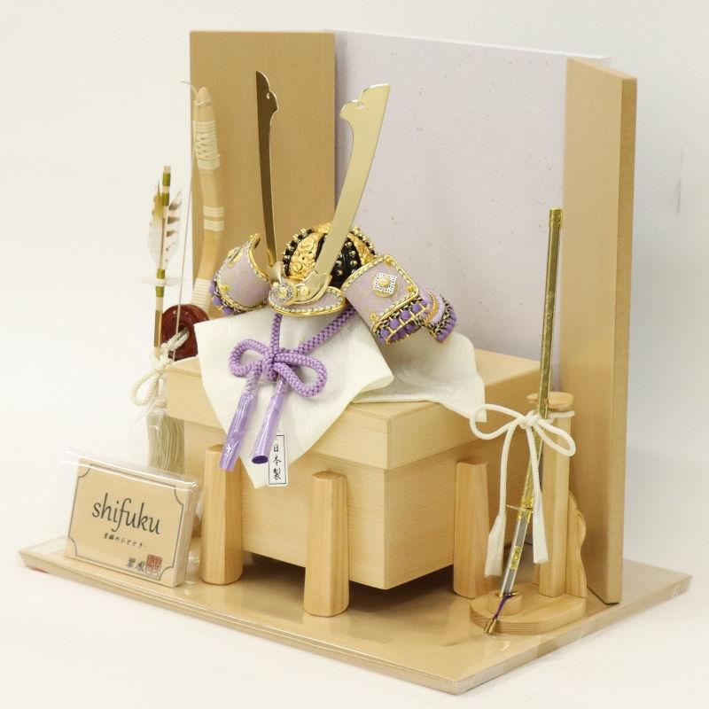 五月人形 兜飾り平飾 翠鳳作 8号 至福之兜 Shifuku（至福のひととき