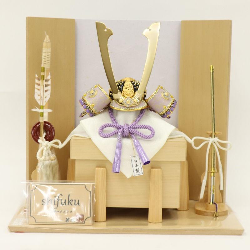 五月人形 兜飾り平飾 翠鳳作 8号 至福之兜 Shifuku（至福の