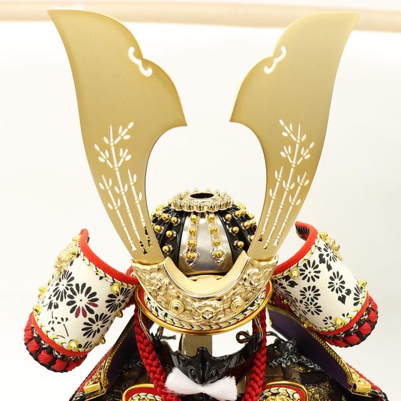 五月人形 鎧飾り平飾 翠鳳作 7号 不動神 大鎧 研出笹唐草 2025-tb126