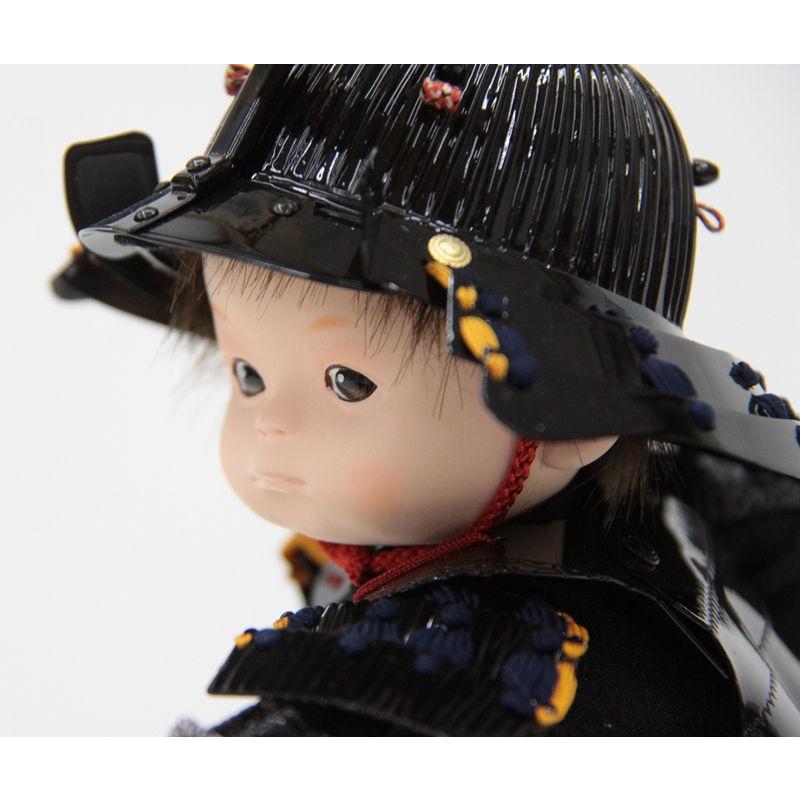 五月人形 子ども大将平飾 壹三作 槍 もののふ童 英雄見参 伊達政宗鎧着