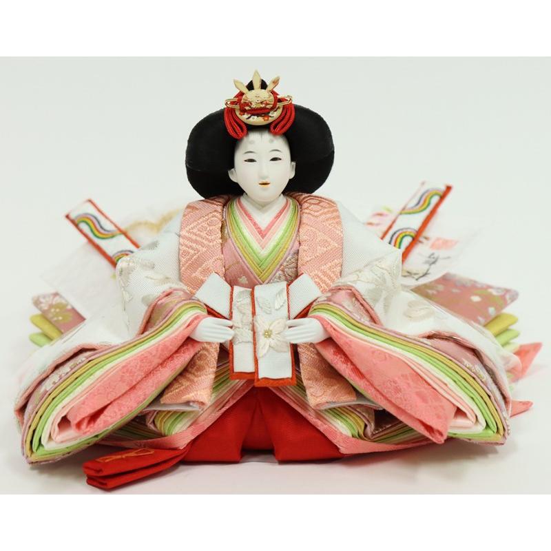 雛人形 ケース飾り 京極 小出松寿 京十二番 親王 京極手刺繍 悠華