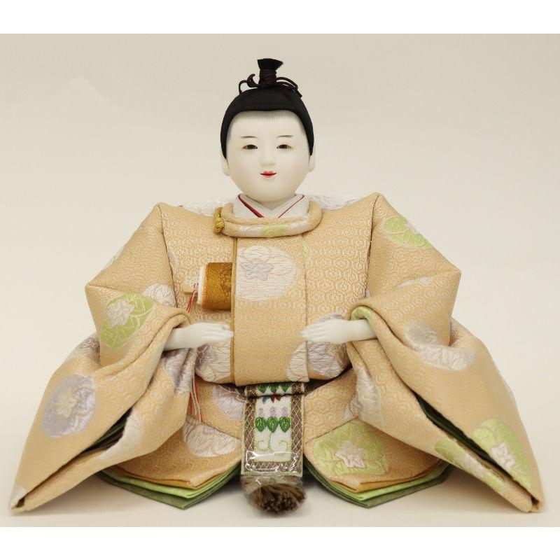 雛人形 親王平飾り 梨花 平安優香 京十番 親王 おぼこ雛 焼桐枠絹目金