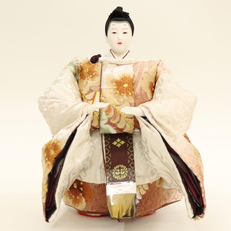 雛人形 立雛 平安絵巻 姫座 金彩松屏風 2025-tg145 幅86cm : さくら
