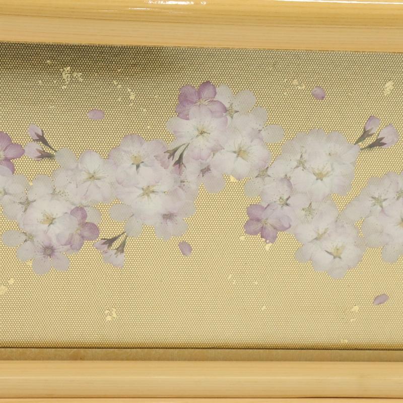 雛人形 収納飾り 奏乃〜かのん 雅舞 小三五 親王 正絹袋帯 押し花収納