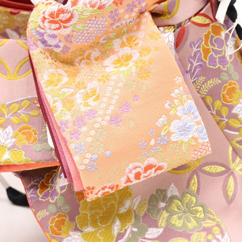 雛人形 五人三段飾 若菜 八番 5人 幅185cm 金駒刺繍 格子付き落とし