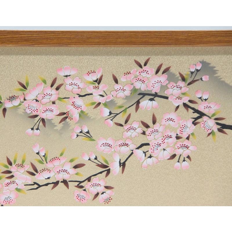 雛人形用　屏風　13号   ひのき色塗・短冊桜 雛人形用 屏風 13号 ひのき色塗・短冊桜 雛人形用 屏風 13号 ひのき色