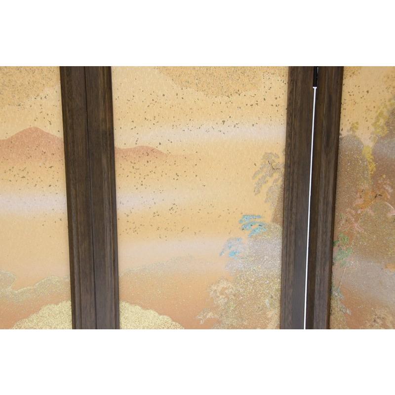 アウトレット品 五月人形屏風単品 18号富士 オーク雫新山水 21ya1564 C