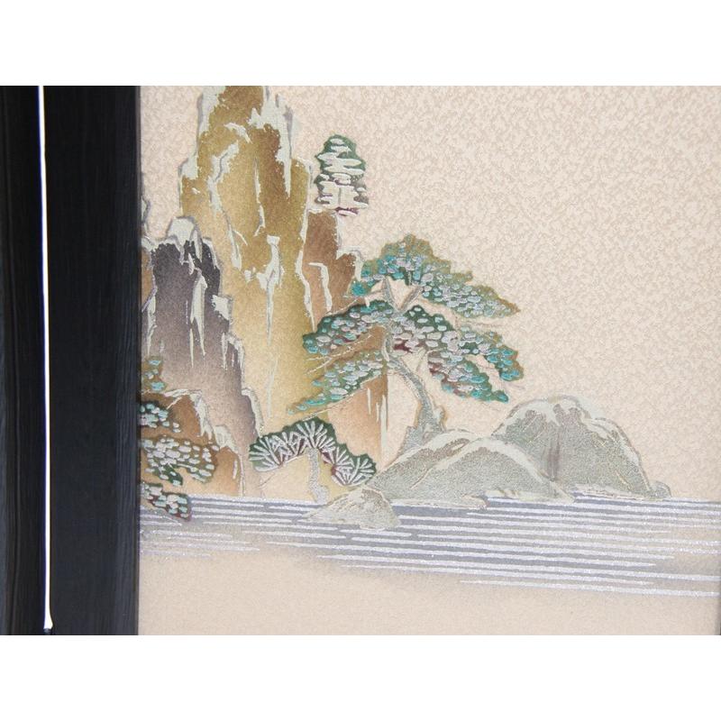 アウトレット品 五月人形屏風単品 25号五月屏風 二曲 松 21ya2051 K2021-72の画像