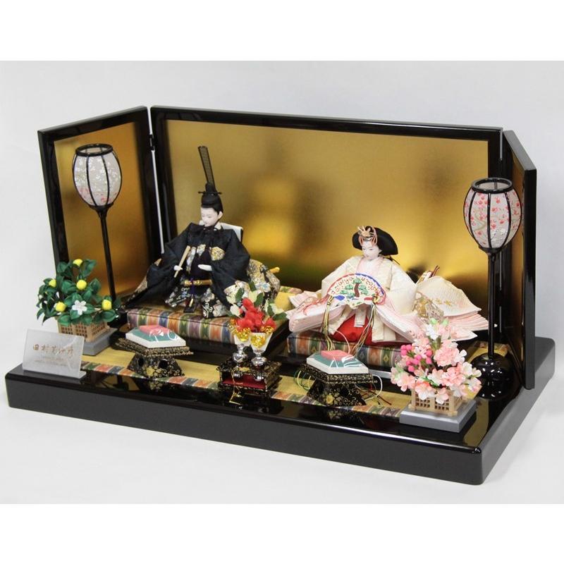 《送料込》 雛人形親王平飾り 田村芙紗彦 熊倉基安頭 京十一番 唐草幾何学紋 hn147 1hs1685 213to1693 【2269380522】(81880円)