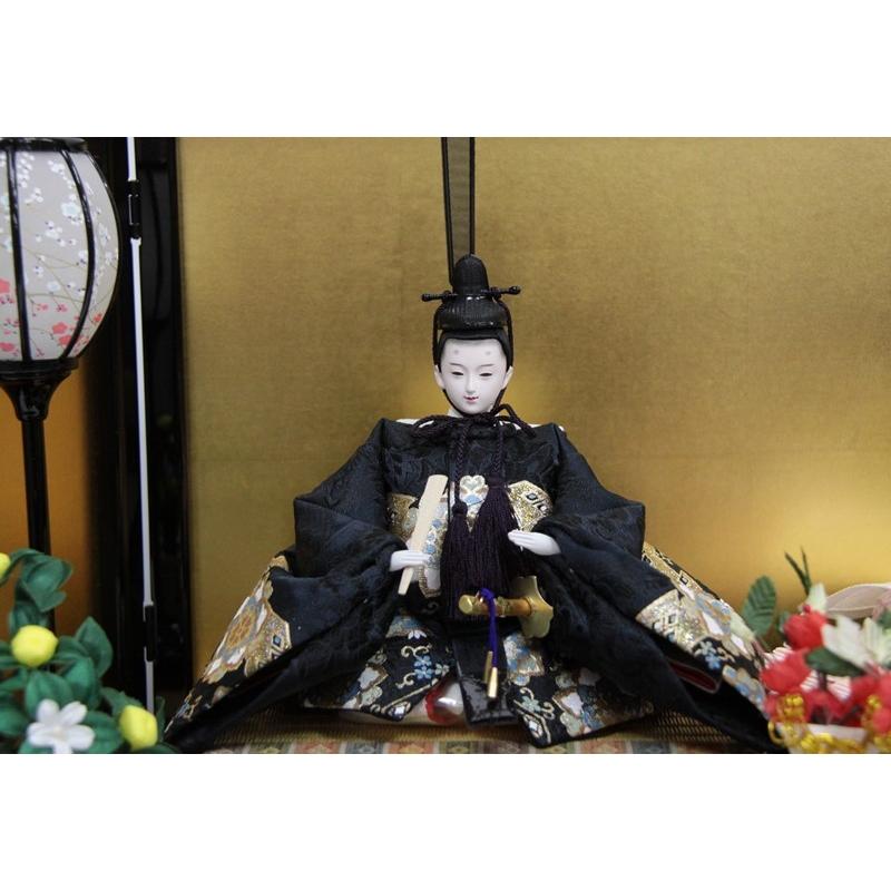 《送料込》 雛人形親王平飾り 田村芙紗彦 熊倉基安頭 京十一番 唐草幾何学紋 hn147 1hs1685 213to1693 【2269380522】(81880円)