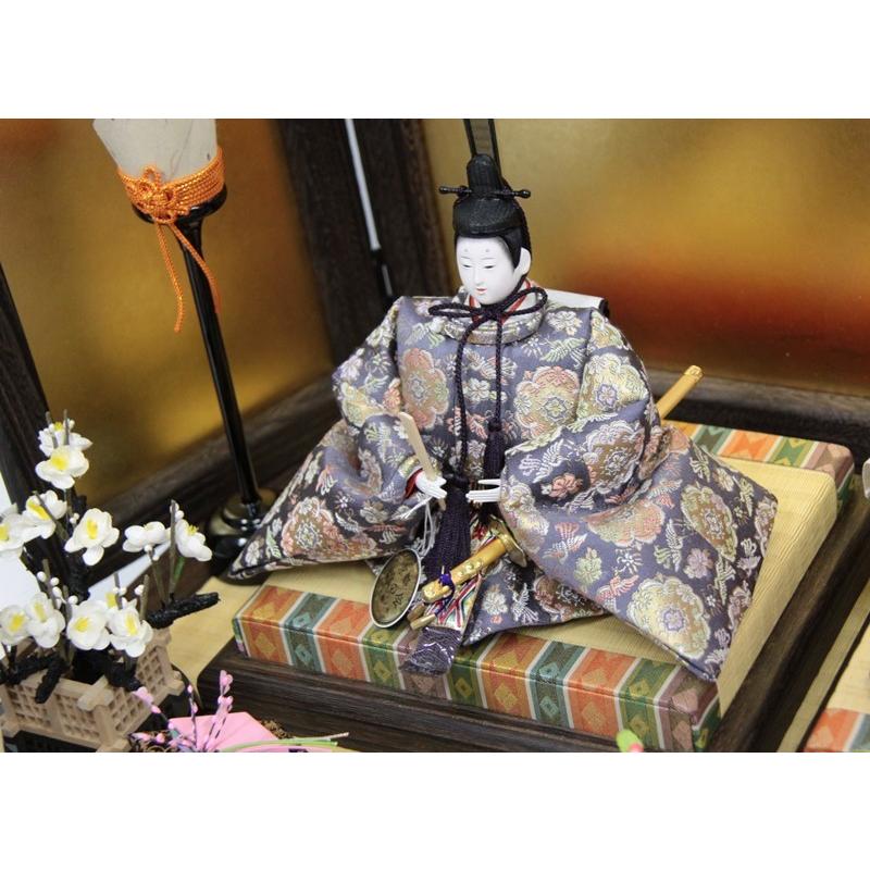 ✨美品✨ 雛人形親王平飾り 大橋弌峰 京十番 淡紫金襴 弌峰頭 hn206 1hs1712 213to1714 【QG2010513257】(72540円)