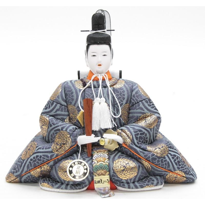 天神様人形 ケース入り 木目込み 座り大 菅原道真公(21hoka1001)正絹