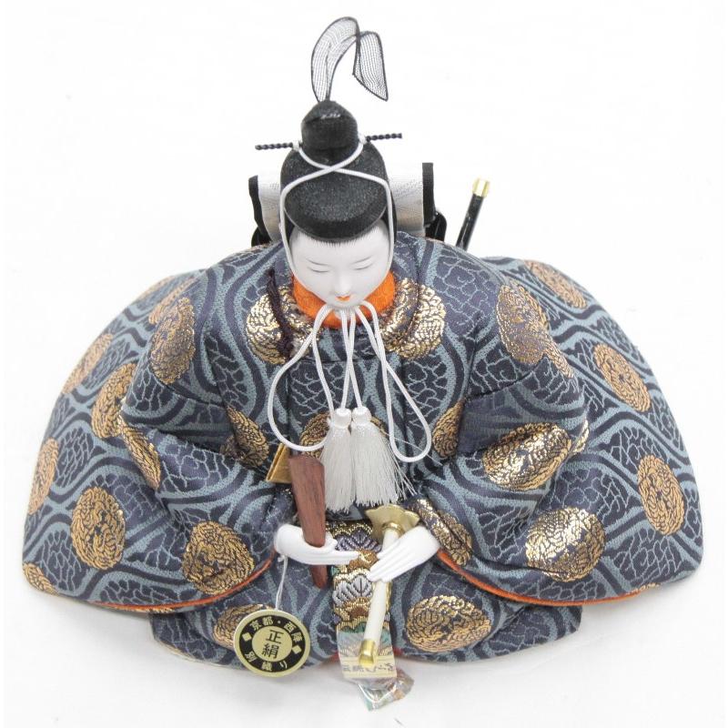 天神様人形 ケース入り 木目込み 座り大 菅原道真公(21hoka1001)正絹