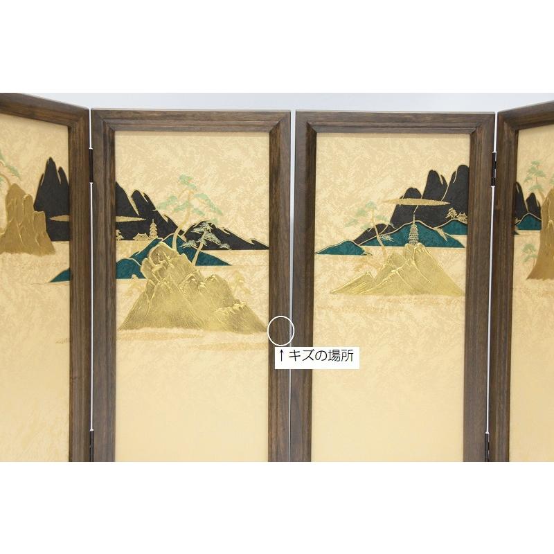 85 金箔山水高床台飾り台台五月人形