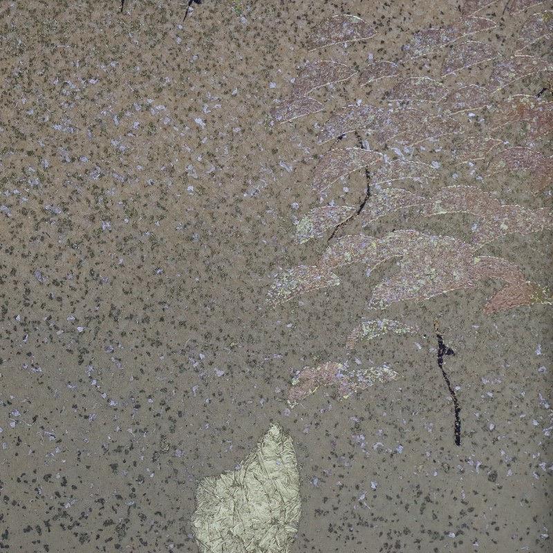 アウトレット品 五月人形古代屏風 屏風のみ 18号 松 本金箔押し 古代