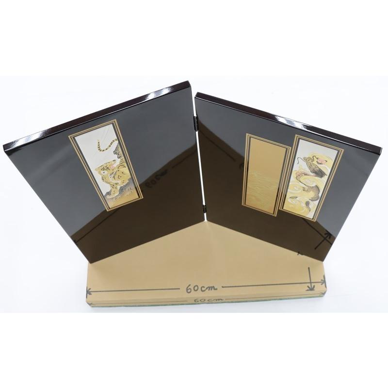 五月人形　屏風18号　彫金龍虎　トラ 五月人形 屏風18号 彫金龍虎 トラ