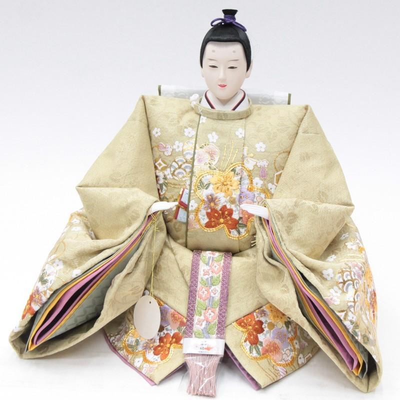 アウトレット品 雛人形親王単体 人形のみ 七番親王 MC型 7MC-52A 刺繍