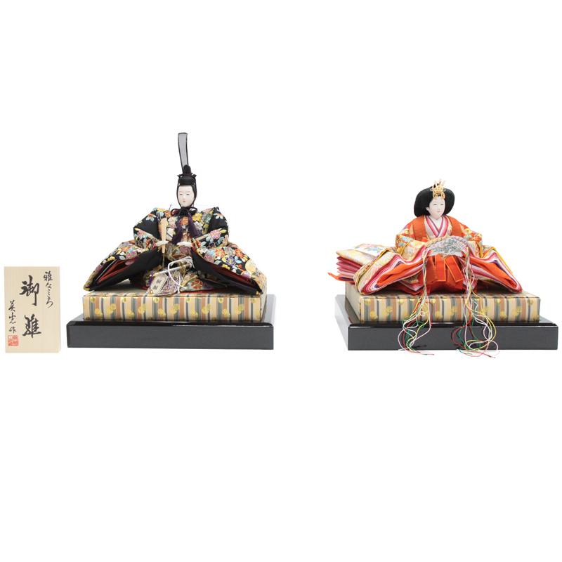 降車口品 雛人形親王単体 あやつり人形のみ 京七番親王 SZ7P-37 金駒縫い 親王台付き添い人 22a-ya-1497 五月人形-ベビー、キッズ、マタニティ-記念、行事用品