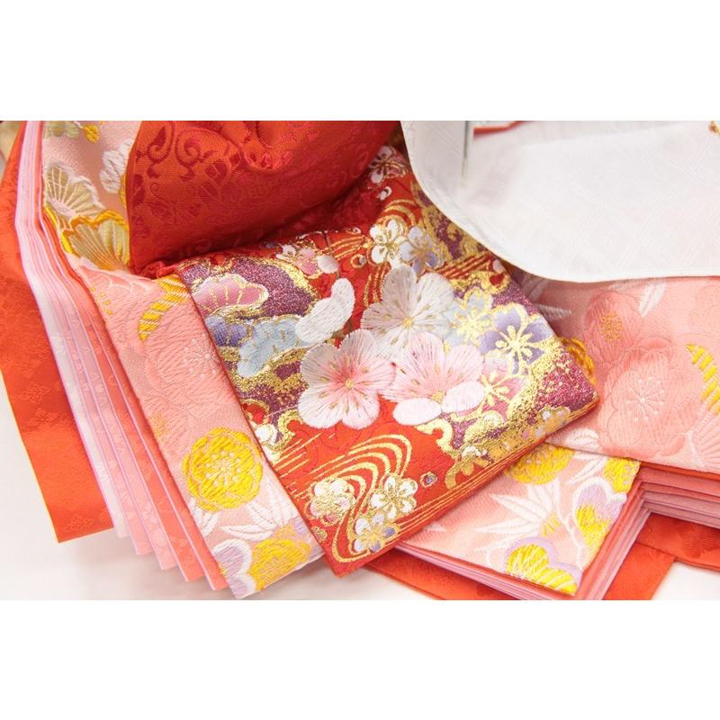 アウトレット品 雛人形親王単体 人形のみ 八番親王 SB736（青/赤）金彩