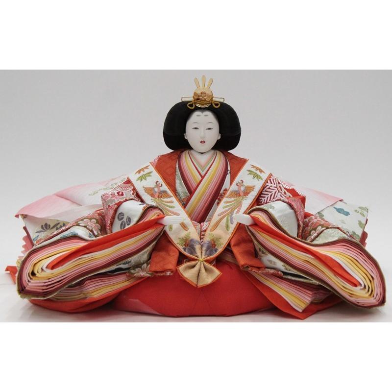 アウトレット品 雛人形親王・三人官女単体 人形のみ 京五九寸 飾り幅