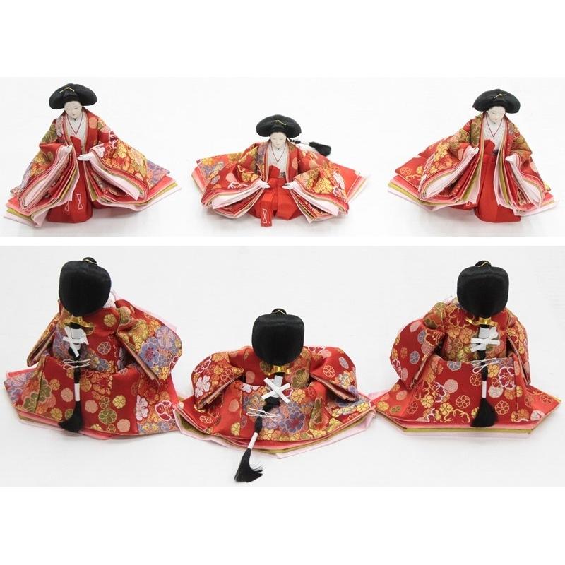 アウトレット品 雛人形三人官女単体 人形のみ 小三五官女 飾り幅90