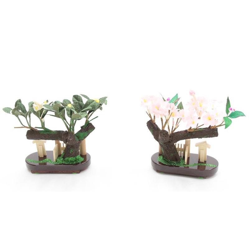 アウトレット品 雛道具桜橘単品 30号 右近、左近 雛人形 お花 22a-ya
