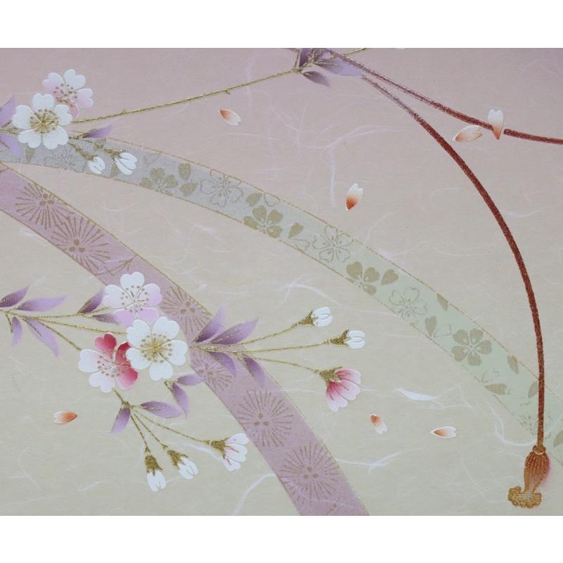 アウトレット品 雛人形三月屏風 屏風のみ 15号 金彩のし 祇園 曙塗 22a