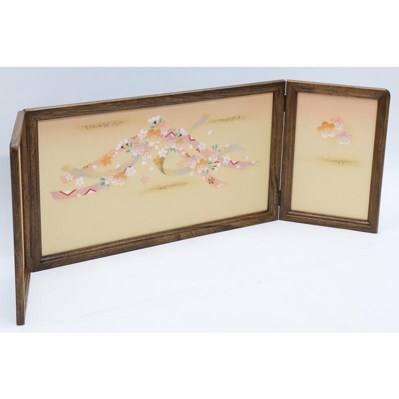 屏風三月屏風花だより金彩